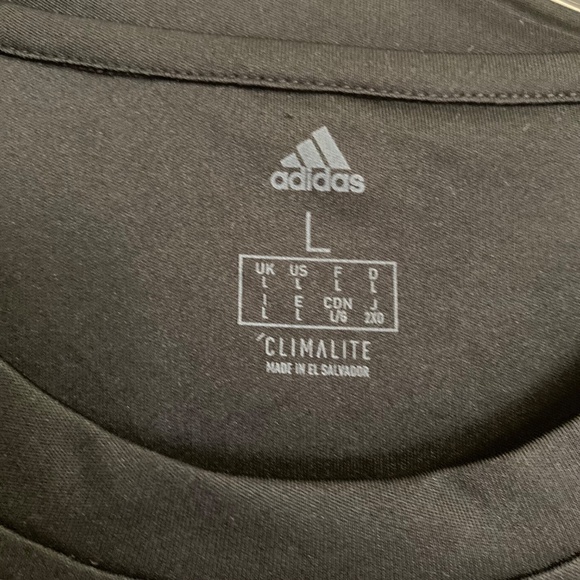 Adidas Mens Climalite Shirt Large - Picture 2 of 4